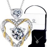 1.5 Carat Heart Moissanite Pendant Necklace