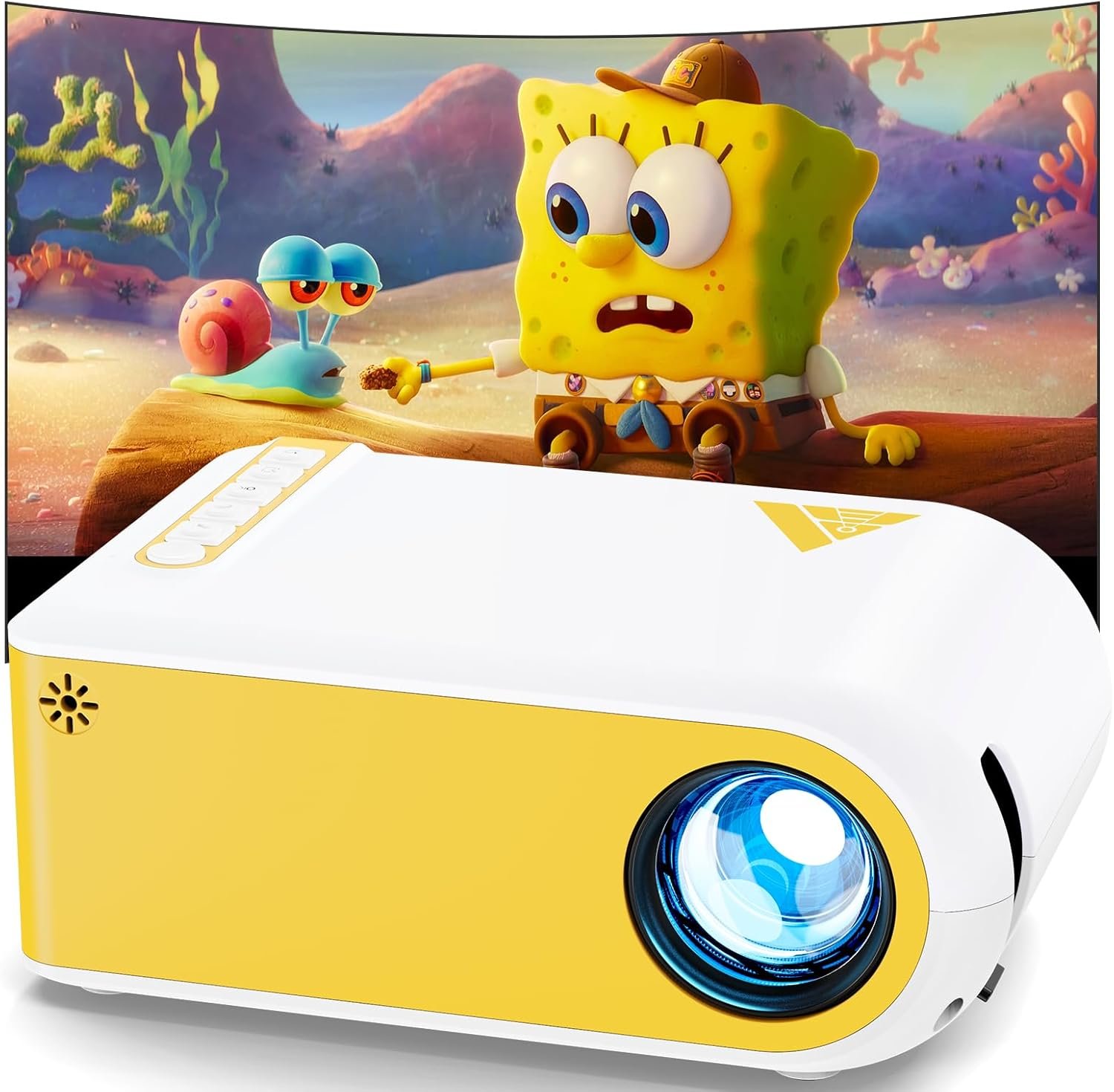 Read more about the article KSAN Mini Projector with WiFi & Bluetooth – Portable Home Theater Projector with HD Display, Built-in Speaker & Wireless Screen Mirroring for Movies, Gaming & Outdoor Use