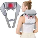 Click to see full view  Ask Rufus  Does it heat while massaging?   How long does battery last?   Can it be worn hands-free?   Why you might like this   Compare with similar   Ask something else 4D Wireless Deep Tissue Kneading Neck Massager with Heating Function, Shiatsu and Shoulder Massager Pillow,Back and Leg Pain Relief, Body Muscle Pain Relief, Perfec