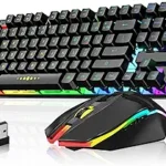 Wireless Backlit Keyboard and Mouse Combo