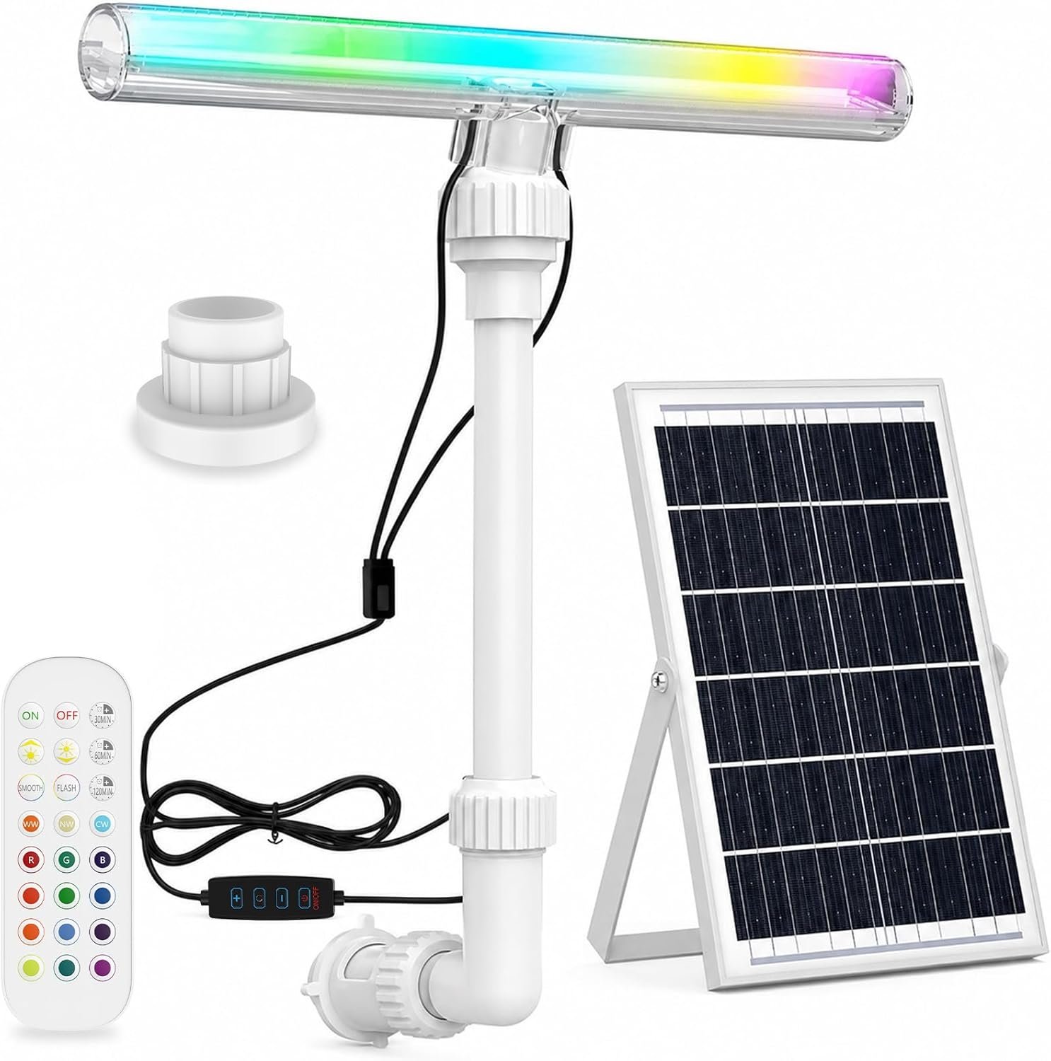 You are currently viewing Solar Pool Fountain with LED Lights