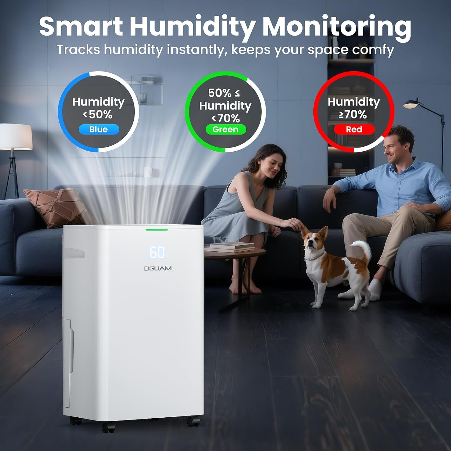 Read more about the article HBN 4500 Sq.Ft 80 Pint Smart Dehumidifier