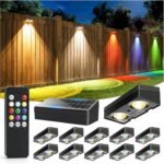 Solar fence light