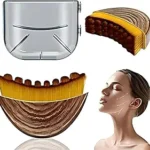 Lymphatic Contour Face Brush – Lymphatic Drainage Makeup Brushes for Sculpting & Lifting, Anti-Puffiness Detox Massage, Boosts Skincare Absorption & Glow, Soft Bristles