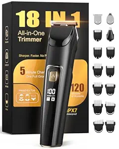 You are currently viewing Beard Trimmer for Men, All-in-One Electric Razor & Hair Clipper, Waterproof Cordless Mustache Grooming Kit, Rechargeable Beard Hair Nose Ear & Body Trimmer, Face Shaver, Gifts for Men Husband