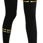 Medical Compression Stockings for Women & Men – 20-30 mmHg Footless Thigh High Compression Sleeves, Graduated Full Leg Support Socks for Varicose Veins, Edema, Circulation & Muscle Recovery