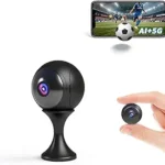 2026 Upgraded Indoor Camera Wireless-4K Mini Nanny Cam Spy Hidden Camera,Dual-Band WiFi(2.4G&5G),AI Motion Detection,Night Vision,Local Cloud Storage Security Camera for Baby,Pet Monitoring-Video Only