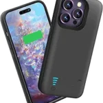 Sitong Battery Case for iPhone 14 Pro Max, 6000mAh Rechargeable Extended Battery Charging Charger Case, Add 100% Extra