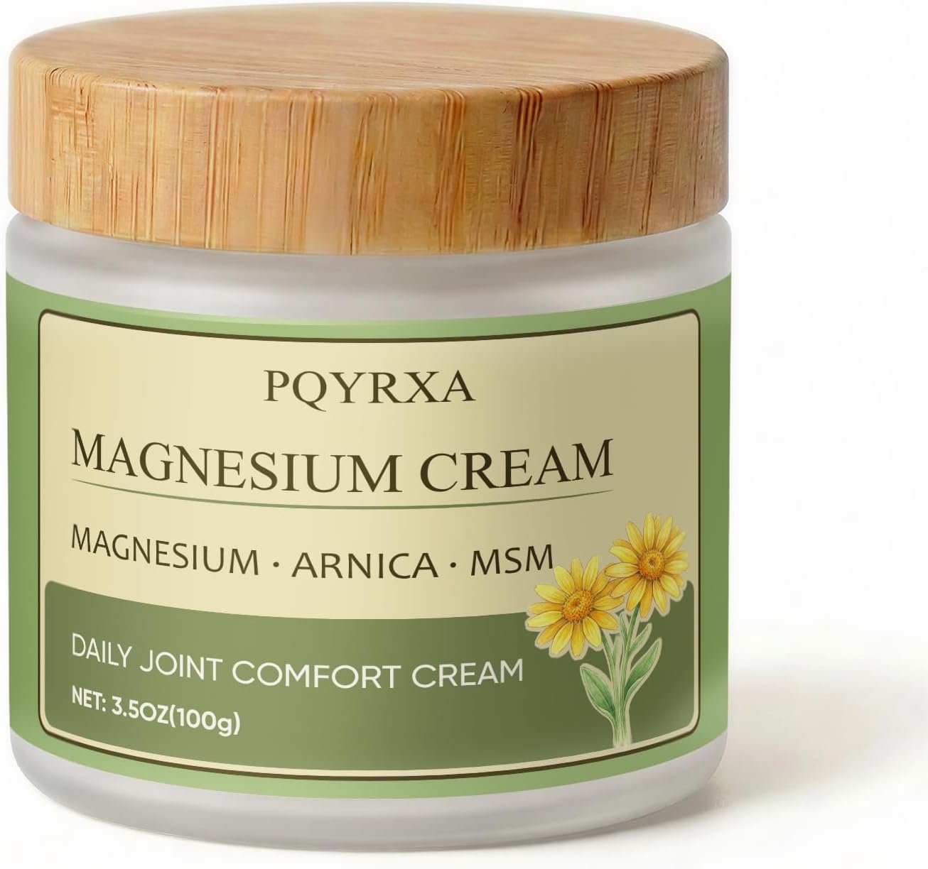 You are currently viewing Magnesium Chloride Nerve Relief Cream with Arnica and Msm for Joint, Muscle Relaxation, Hands & Knees, Fast-Absorbing & Non-Greasy Soothing Nerve Formula Moisturizing for Daily Comfort Brand: PQYRXA 3.9 3.9 out of 5 stars   (30) |