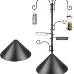 Click to see full view Product Image Product Image Product Image Product Image Product Image Product Image4+ Product Video 11 VIDEOS Alexa AI Ask Alexa  Can it hold different types of bird food?   Does it come with a squirrel guard?  SponsoredWhy choose MIXXIDEA bird feeders?   Is it weather resistant?   Why you might like this   Ask something else Bird Feeder Pole with Squirrel Baffle – Deluxe Feeder Station Kit Includes Suet Cage, Wild Bird Feeders & Planter Hanger for Garden, Yard Visit the MIXXIDEA Store 4.4 4.4 out of 5 stars   (525) | Search this page