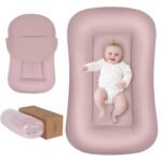 Pink Baby Lounger for Newborn 0-24 Months