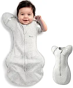 You are currently viewing SAIMON Arms Up Baby Sleep Sack & Newborn Swaddle, Self-Soothing Wearable Blanket, 2-Way Zipper, Calms Startle Reflex, Soft Cotton,