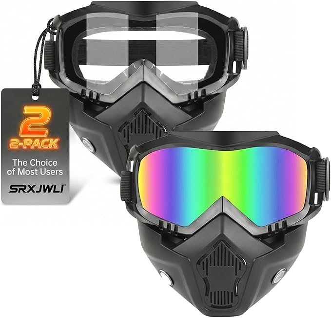 Read more about the article 2-Pack Detachable Full Face Goggle
