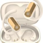 BUGANI Open Ear Earbuds, Open Ear Headphones, Running Earbuds Wireless, Headphones Bluetooth Wireless 5.4, Noise Cancelling Earbuds 50H Playtime, IPX5 Waterproof Earphones for Workout, Running, Sport