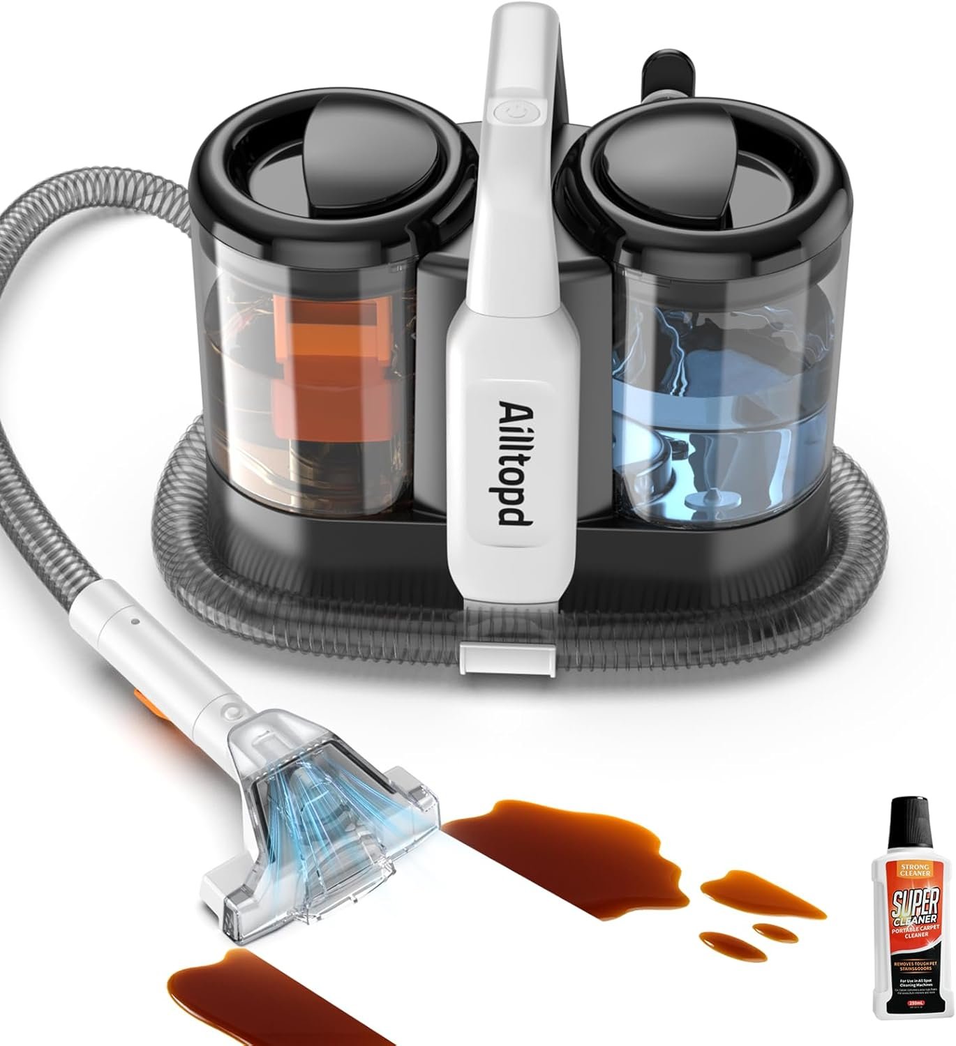 You are currently viewing Portable Fabric Spot Cleaner, Deep Cleaning Stain Remover for Rug, Pet, Car，Home Furniture