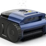 Pool Vacuum for Inground Pool & Above Ground Pool, Cordless Pool Cleaner with Smart Navigation, Self-Parking, LED Indicator, Wall&Waterline Cleaning Pool