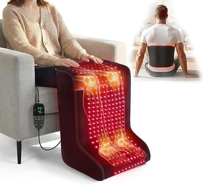 You are currently viewing Red Light Therapy for Feet,Red Light Therapy for Body with Pulse Mode and Timer,450Pcs 3-1 Lamp Beads,