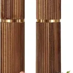 Saicefe 2 Pack Acacia Wooden Salt and Pepper