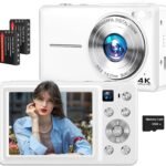 Click to see full view Alexa AI Ask Alexa  Can this camera be used for live streaming?   What is the maximum storage capacity it supports?  SponsoredWhy choose Froitx cameras?   Does it have a built-in flash?   Why you might like this   Ask something else 4K Digital Camera, 64MP Autofocus Vlogging Camera with Dual Lens, 16X Digital Zoom YouTube Compact Travel Point Shoot Camera for Teens Beginner, Anti-Shake,2 Batteries, 32GB Card (White) Brand: Froitx