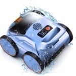 Robotic Pool Vacuum, Pool Cleaner for Inground Pools, Smart Navigation, Floor/Wall/Waterline Cleaning, 150 Mins Runtime for Pool Up to 2000 Sq.ft