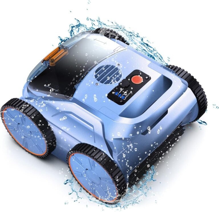 Read more about the article Robotic Pool Vacuum, Pool Cleaner for Inground Pools, Smart Navigation, Floor/Wall/Waterline Cleaning, 150 Mins Runtime for Pool Up to 2000 Sq.ft