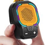 Wearable Bluetooth Speaker, Magnetic Clip-on Portable Wireless Speaker,