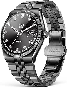 You are currently viewing Luxury Smart Watch with Bluetooth Calls, Heart Rate/Blood Pressure/Blood Oxygen/Sleep Monitor, 1.32″ AMOLED Display, 160+ Sports Modes, IP68 Waterproof, Compatible with iOS Android for Men Women Black