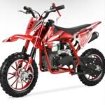 50cc 4-Stroke Kids Dirt Bike,Gas Powered Mini Motorcycle,10″ Tires Dirtbike with Full Suspension 25 MPH 132 LBS Load for Kids 8-14,PCK-06