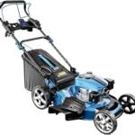 Professional Self-Propelled Gas Lawnmower, 21-Inch Cutting Deck, 201cc 4-Cycle Engine, 7 Levels Adjustable Cutting Height, 3-in-1 Functions (21-inch
