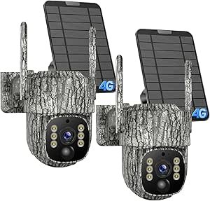 You are currently viewing VOOPEAK 4G LTE Trail Camera 2 Pack, 360° View Cellular Hunting Camera with Live Streaming, 2.5K Game Camera Solar Powered, Night Vision, Motion Activated, Two-Way Audio Wildlife Cam