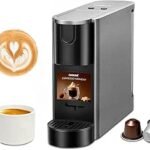 CHULUX RectoCafé Espresso Machine for Nespresso Original Capsule Pod, 20 Bar Professional Italian Pump Coffee Machine, Extra Mini Espresso Maker for Home
