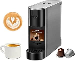 You are currently viewing CHULUX RectoCafé Espresso Machine for Nespresso Original Capsule Pod, 20 Bar Professional Italian Pump Coffee Machine, Extra Mini Espresso Maker for Home