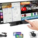 Largest 11.5 inch Wireless CarPlay Screen for Car,Built-in N-etflix/YouTube/TikTok and other apps,A-pple CarPlay & Android Auto s
