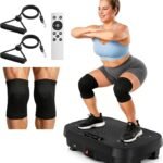 Vibration Plate Exercise Machine, Vibration Plate for Lymphatic Drainage Weight Loss, 130 Levels Vibrat