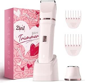 Read more about the article Risina Bikini Trimmer for Women – Painless Electric Razors for Silk Skin,Cordless Body Shaver with Ceramic Blade, Replace