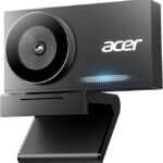 Acer 4K Webcam for PC/Mac with All-Metal Unibody Sculpted, Sony 1/2″ Sensor, PDAF, 2 Noise Reduction Mics, Privacy Cover for Switch