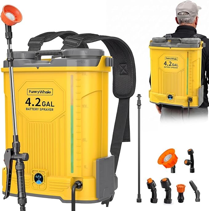 Read more about the article Battery Powered Backpack Sprayer for Dewalt 20V Battery(No Battery) | Electric Graden Sprayer with Wat
