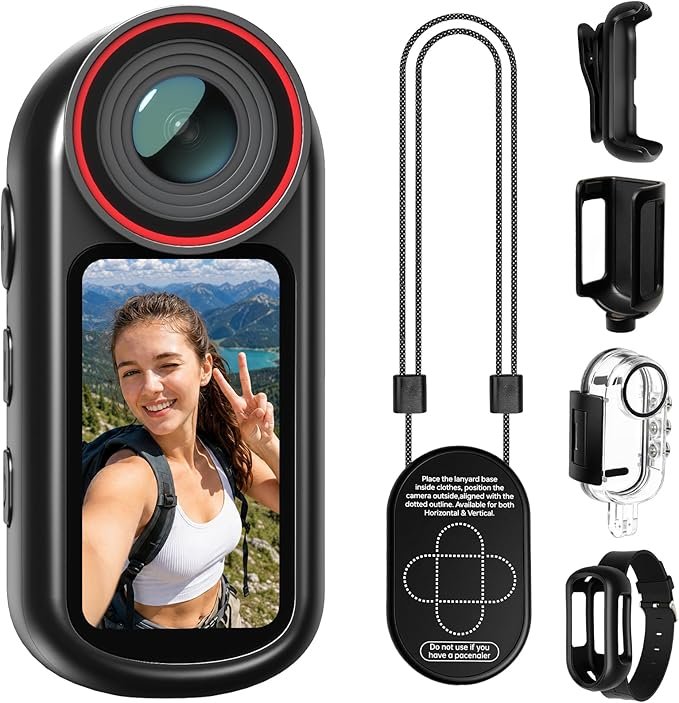 You are currently viewing 4K Mini Body Camera with 1.5″ Screen, POV Body Cam with EIS, WiFi Action Cam, Wearable Magnetic Thumb Camera, Portable Helmet Chest Pet Cam for Vlogging Hik