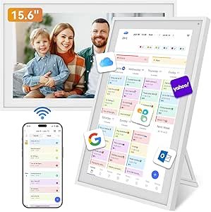 You are currently viewing Digital Calendar, 15.6″ Smart Wall Touchscreen Interactive Display for Family Schedules, Chore Charts, Achie