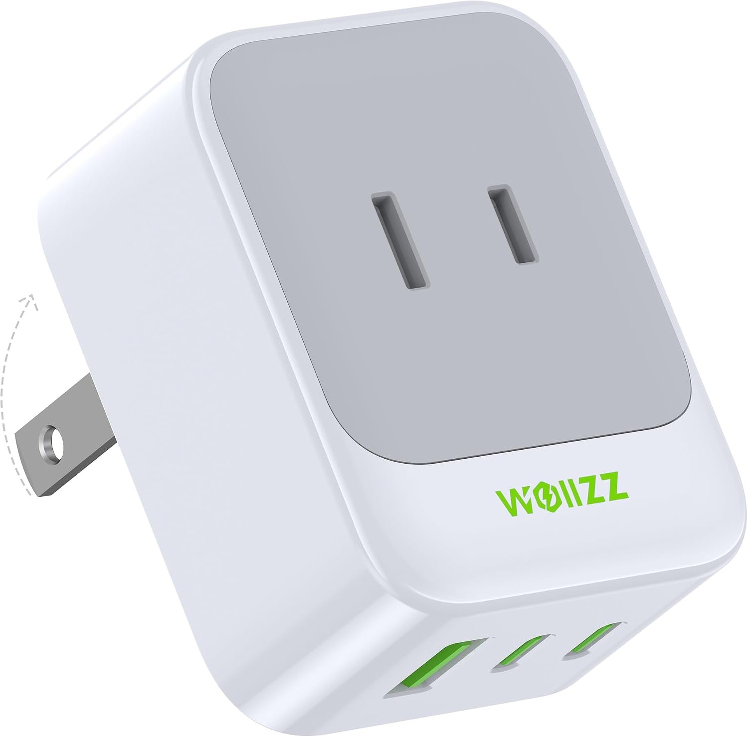 You are currently viewing Click to see full view Alexa AI Ask Alexa  Compare with similar   How many devices can charge at once?   How does this work internationally?   Why you might like this   Is it compatible with grounded plugs?   Ask something else 5-in-1 Wall Outlet Extender, Supports PD 30W/QC 18W Fast Charging, Multi Plug Foldable Wall Charger with 5 Ports 2 AC, 2 USB-C, 1 USB-A for MacBook Pro, Galaxy, Dell, iPhone 17/16, iPad Pro, and