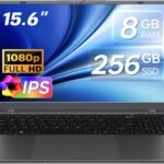 Laptop Computer 15.6 inch – Laptops with Pentium Processor Up to 3.4GHz, 8GB RAM 256GB SSD, FHD IPS Screen, Long Battery Life, USB 3.2, Type-C, B