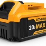 WWX High-Capacity 8000mAh Replacement Battery for DeWalt 20V Max Tools Compatible with DCB200, DCB201, DCB206, DCB207 Battery Models and Chargers