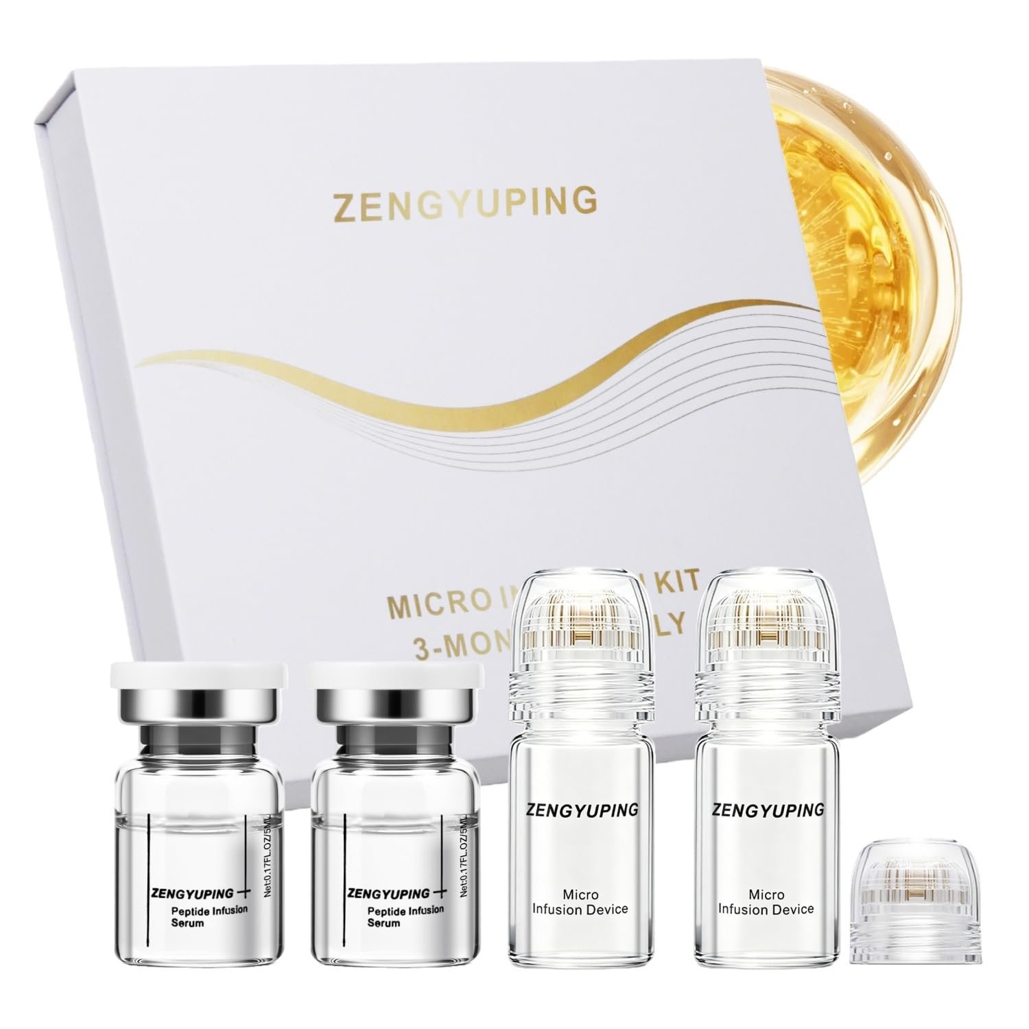 You are currently viewing Micro Infusion System for Face,Micro Infusion Kit for Face,Serum Smooth Skin Facial Serum With Serum Applicator,3-Month-supply