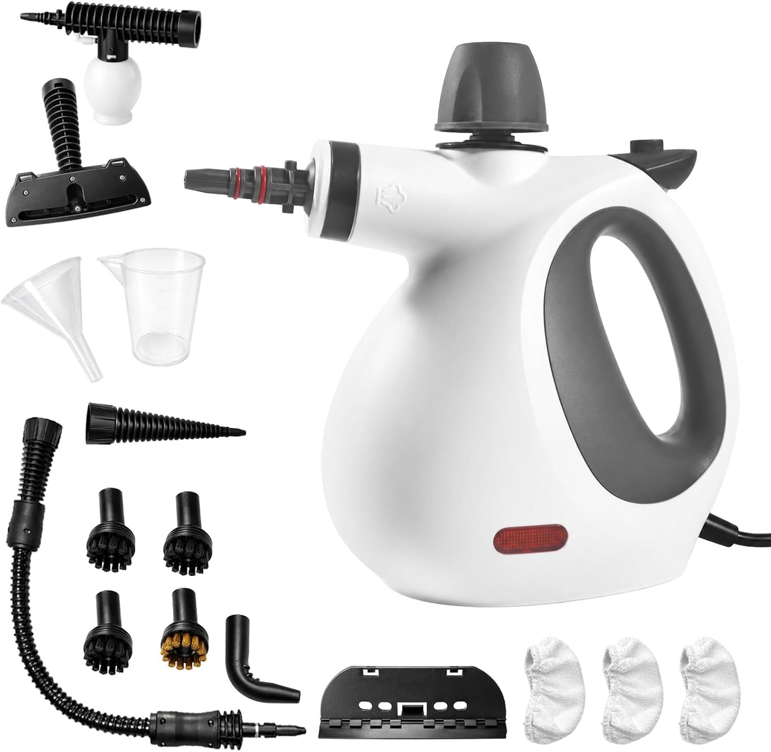 You are currently viewing Handheld Steam Cleaner,15 Pcs Accessories,1050W Fast Heating Steam Cleaner,Multi-Purpose Steamer for Home Use,Cleaning Floor, Upholstery,and Car