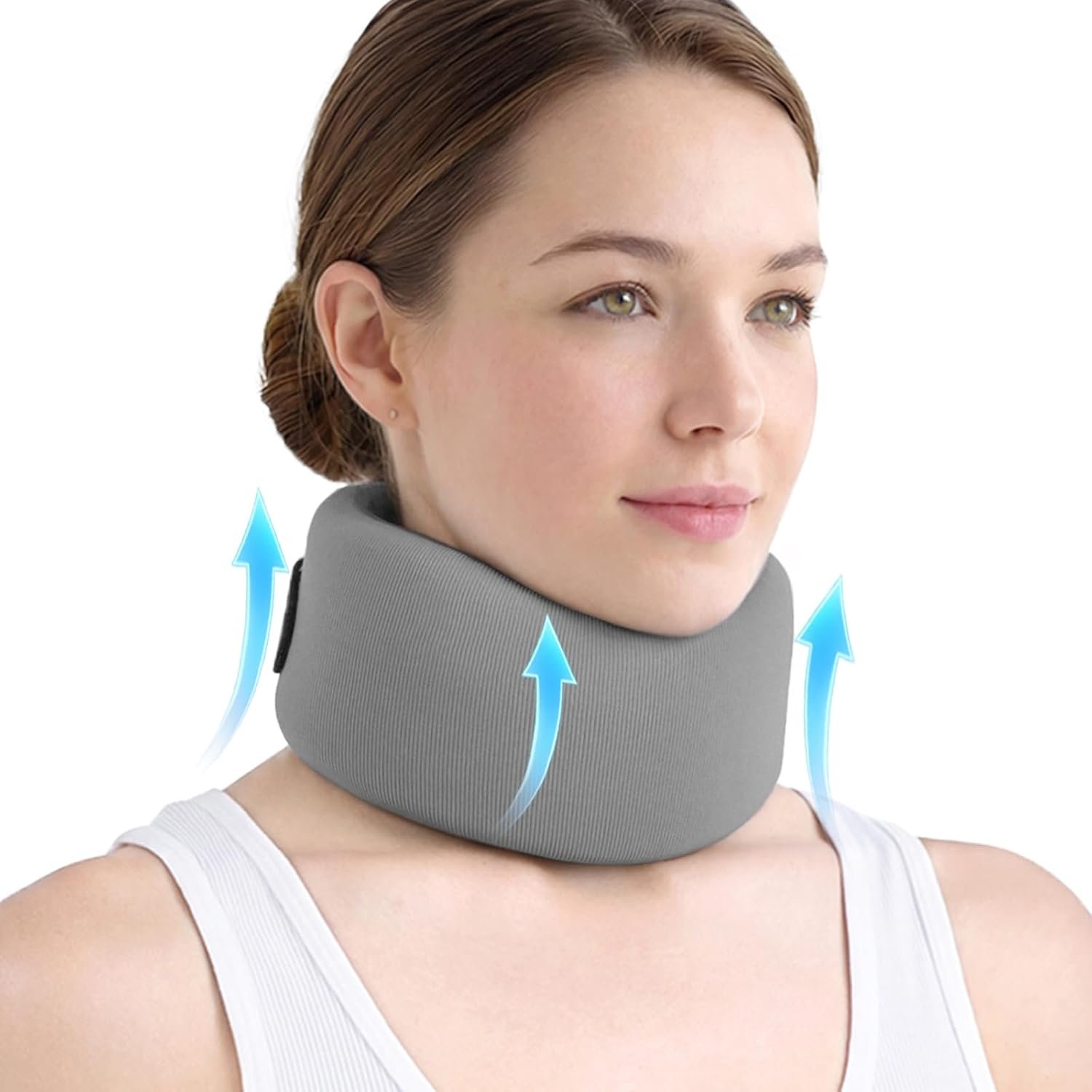 You are currently viewing Neck Brace – Memory Foam Neck Brace for Neck Pain and Support, Breathble Adjustable Cervical Collar Keep Vertebrae Stable, Relief of Cervical Spine Pressure, Ideal for Travel, Workers & Neck Injury Recovery