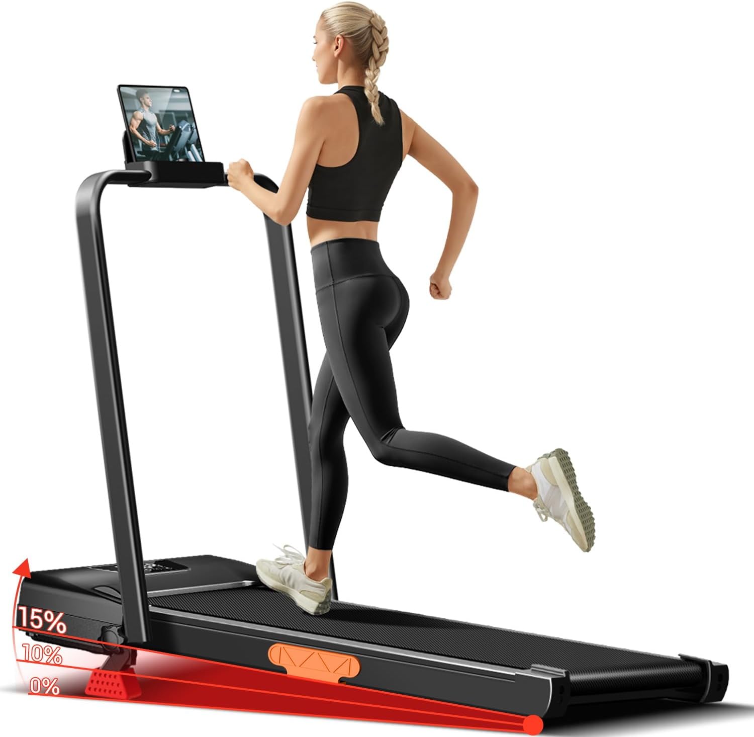 You are currently viewing 15% Incline Under Desk Treadmills for Home, 3-in-1 Walking Pad Treadmill | Portable Treadmill, Foldable, 2.5HP Quiet Brushless, Remote Control, 300Lbs Weight Brand: AUDAXFIT