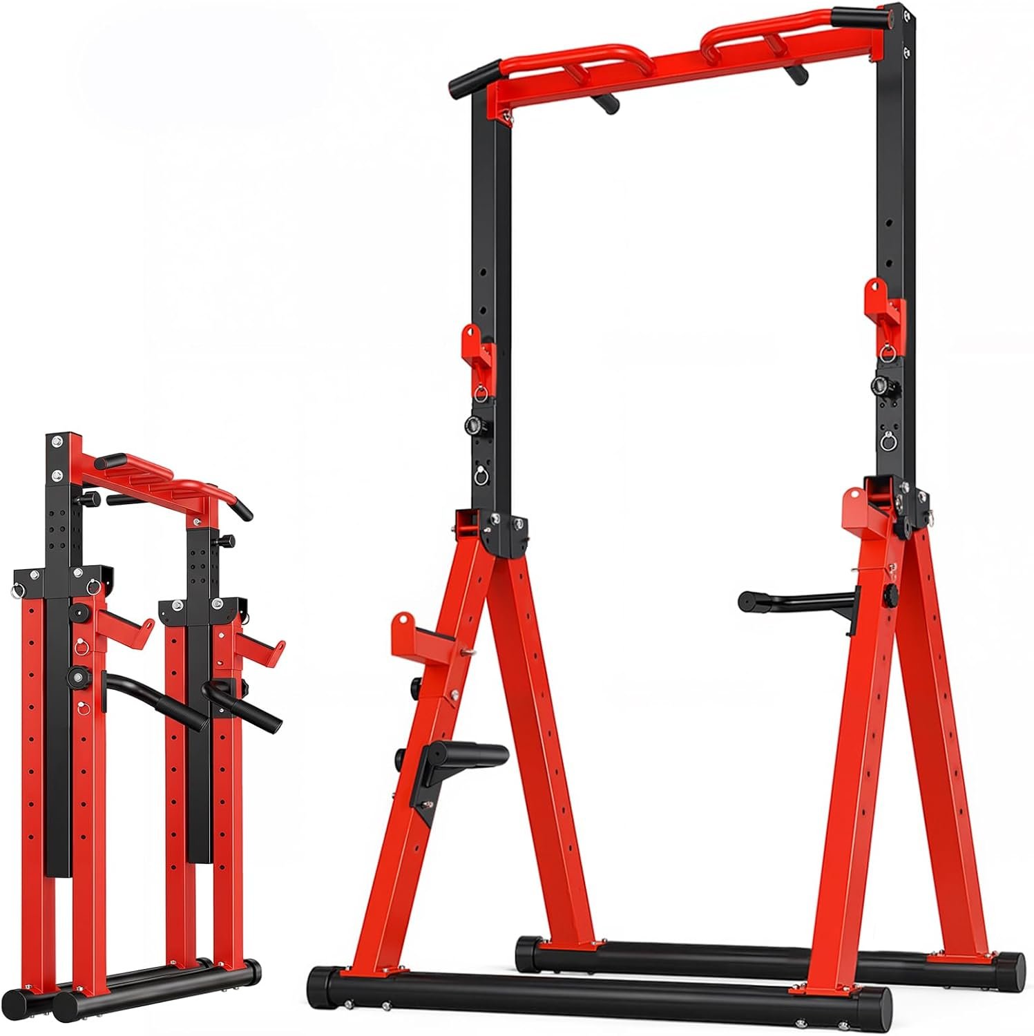 You are currently viewing 700LBS Foldable Power Tower Pull Up Bar – Multi-function Power Tower Dip Station with Adjustable Height for Home Gym, Portable Free Standing Strength Training Equipment for Indoor