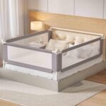 Queen Size Bed Rail – Adjustable Safety Guard with Non-Slip Support, Foldable Design for Elderly, Adults & Kids, Easy Install Bed Assist Rail