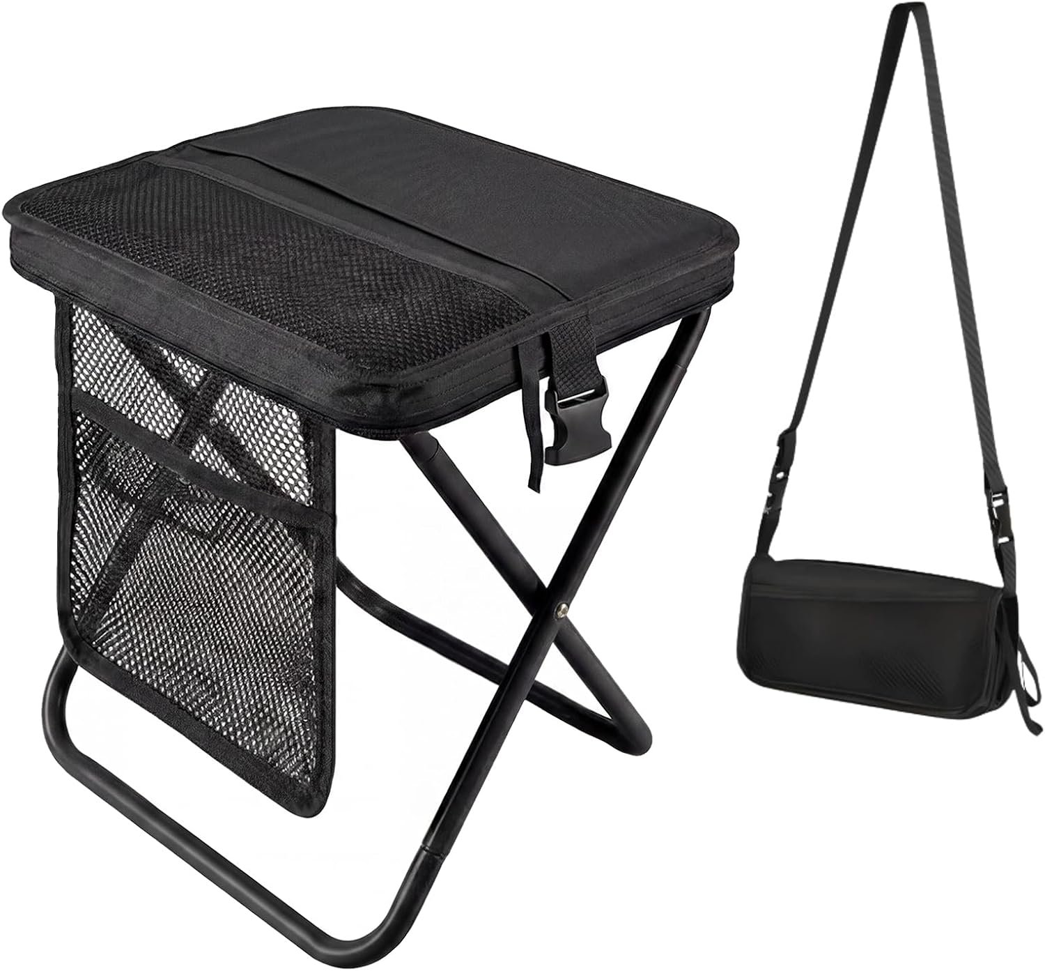 You are currently viewing 16″ Portable Folding Stool, Collapsible Backpack Chair for Adults