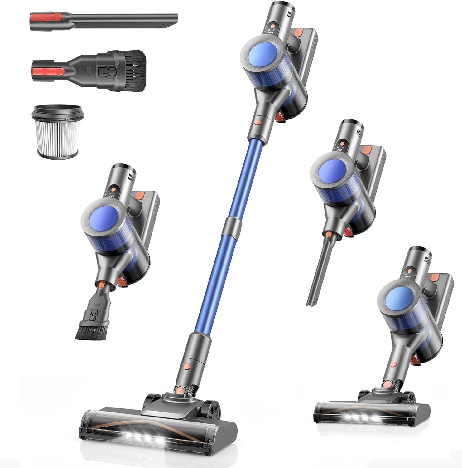 You are currently viewing Vacuum Cleaner, 650W 55KPa Brushless Motor, 60-Min Runtime, Detachable